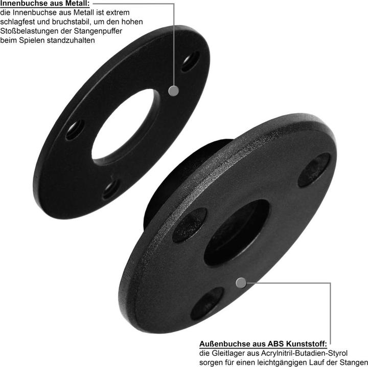 Produktbild Tuniro Kickertisch BASIC Platinum Tischkicker