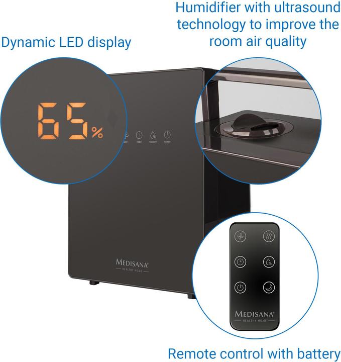 Produktbild Medisana AH 675 Luftbefeuchter mit Hygrometer
