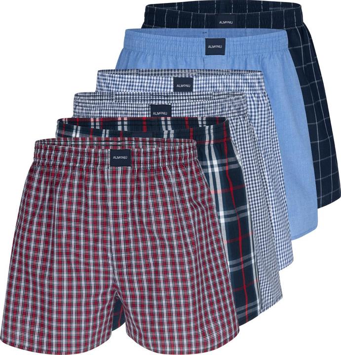 Almonu 6er Pack Web Boxershorts