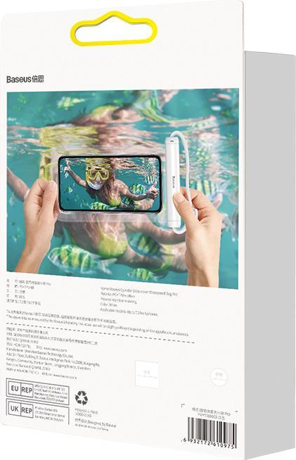 Actual product image Baseus Waterproof Base Case for Phone Sliding Cover White (FMYT000002) (LG G4 Pro)