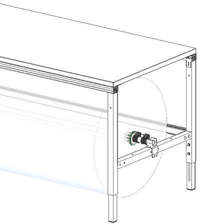 Immagine prodotto Rocholz Set di assi Hüdig+ per il tavolo da imballaggio del sistema Flex