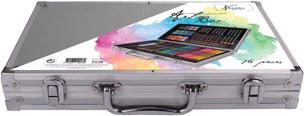 Produktbild Nassau Art set 79 pcs in metal box, purple - 36x23cm - (K-AR0926/GE)