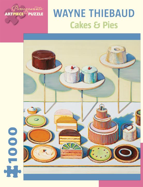 Actual product image Wayne Thiebaud Cakes & Pies 1000-Piece Jigsaw Puzzle (1000 pieces)