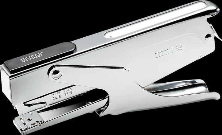 Immagine prodotto Novus Pinzatrice B 38, capacità di pinzatura: 40 fogli, cromata Guida della pinzatura: doppia, guida del (40 lamelle)