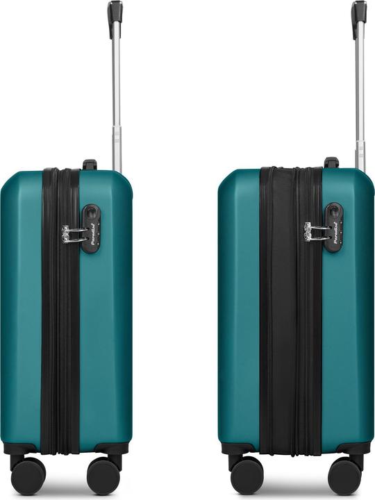 Actual product image Check.In Paradise 2.0 4 Rollen Kabinentrolley S 58 cm mit Dehnfalte (47 l, Hand luggage (up to 50 litres))