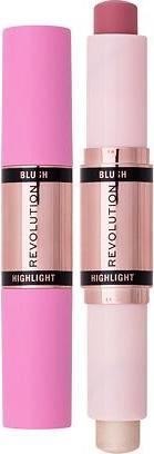 Actual product image Makeup Revolution Blush & Highlight Stick (Mauve Glow)
