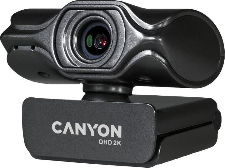 Actual product image Canyon 2K resolution webcam with microphone C6, 2048x1536, 80 ° viewing angle (2 Mpx)