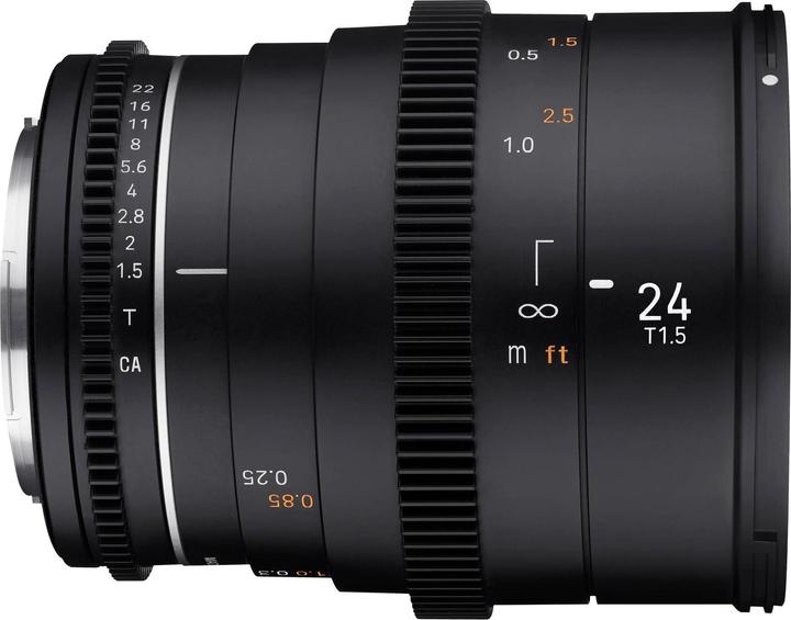 Produktbild Samyang MF 24mm T1,5 VDSLR MK2 Canon RF (Canon RF, Micro Four Thirds, Vollformat, APS-C / DX)