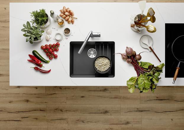 Actual product image Blanco Etagon 500-U (Top-mounted sink, 46 cm, 53 cm)