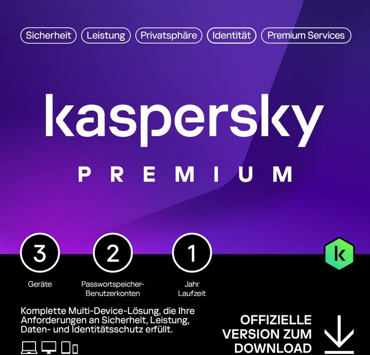 Kaspersky Premium (3 PC) (12 mois)