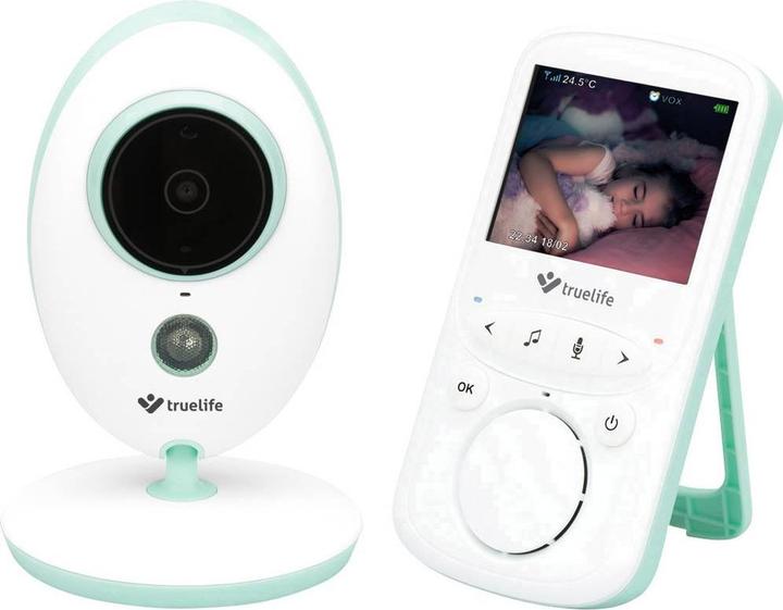 Truelife Babyphone avec radio caméra TLNC (Vidéo et audio, 300 m)
