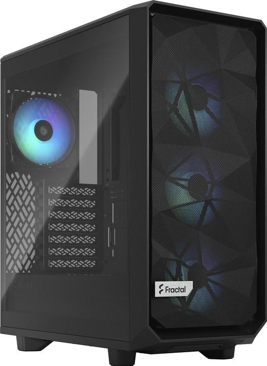 Actual product image Fractal Meshify 2 Compact RGB Black TG Light (ATX, mATX, Mini-ITX)