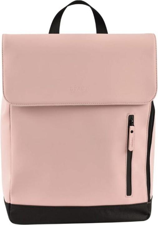 Actual product image Beaba Oslo changing rucksack - dusky pink