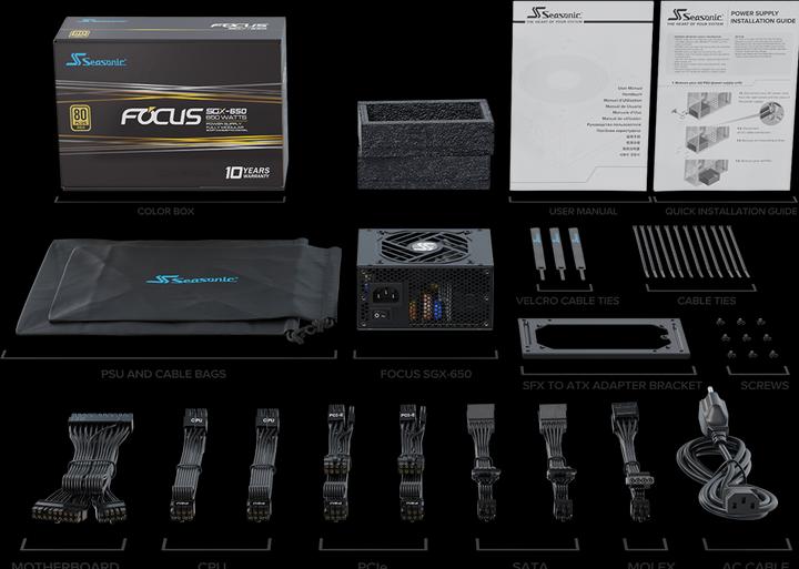 Produktbild Seasonic Focus SGX (650 W)