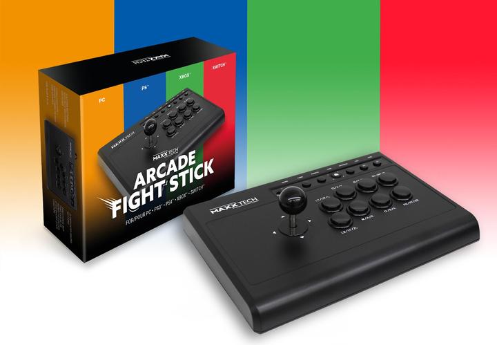 Actual product image Maxx Tech Multiplatform Arcade Fight Stick (Switch, Xbox One X, PC, Xbox One S, PS4, Android, PS3)