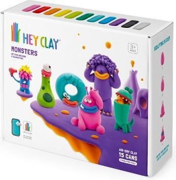 Productafbeelding Hey Clay Monsters Set 15-pack 15018CEE15