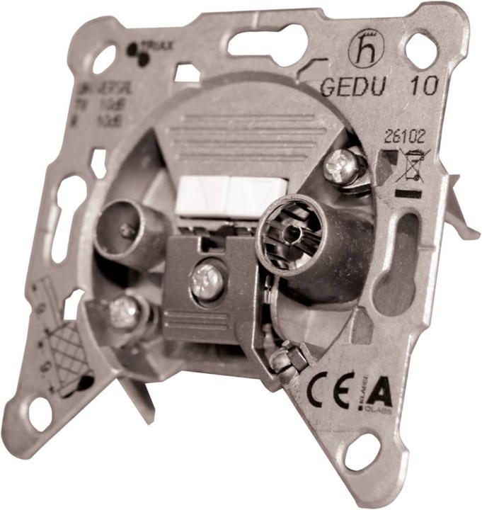 Image du produit Triax Boîte de passage d'antenne, gamme de fréquences 5-2.400MHz, sorties : TV, radio, atténuation de (Divers)