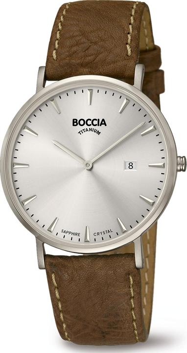 Immagine prodotto Boccia 3648-01 Orologio da uomo in titanio 39mm 3ATM (Orologio da polso analogico, 39 mm)