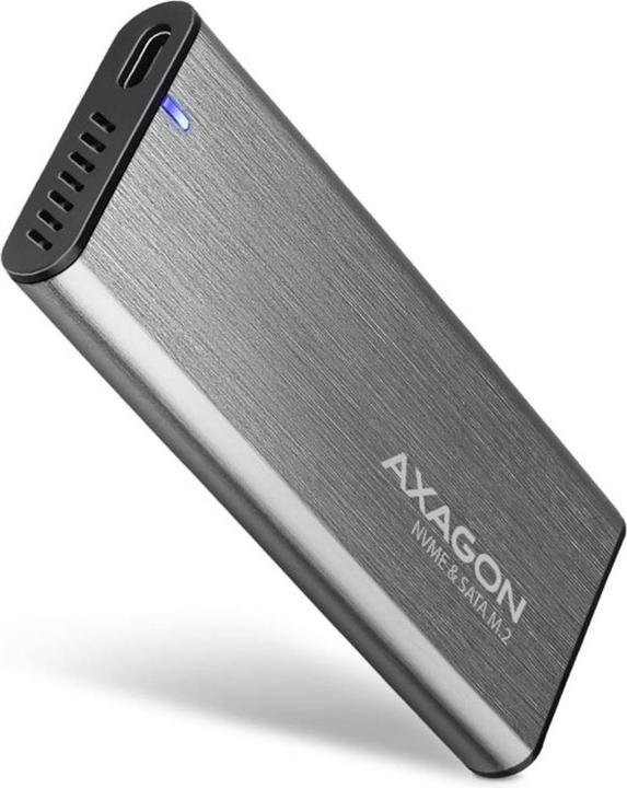 Produktbild Axagon EEM2-SG2 externes Gehäuse für M.2 SSDs USB-C 3.2 Gen 2 (M.2)