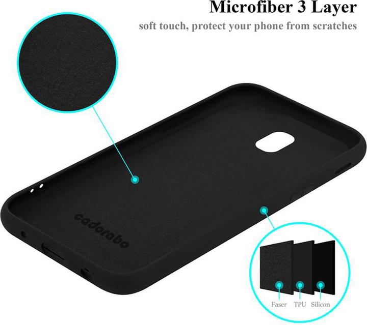 Actual product image Cadorabo TPU Liquid Silicone Case Cover (Samsung Galaxy J7 2017)