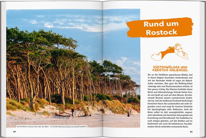 Produktbild OUTDOOR GUIDE Reiseführer Ostseeküste Mecklenburg-Vorpommern (Deutsch, Christine Lendt, 2025)
