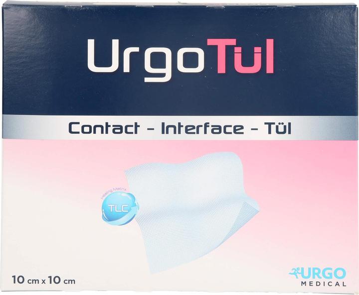 Produktbild Urgo UrgoTül 10 x 10 cm lipidokolloid-Wundauflage, 10 St. Wundgaze