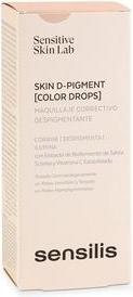 Actual product image Sensilis Skin D-Pigment Color Drops Makeup Concealer with Bio-Pigment Extract from Sclarea and Stabi (Beige)