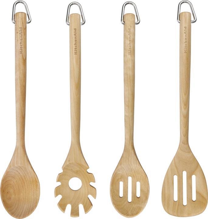 Produktbild KitchenAid Set with Spoon Spatula, Solid Turner, Slotted Turner and Slotted Spoon