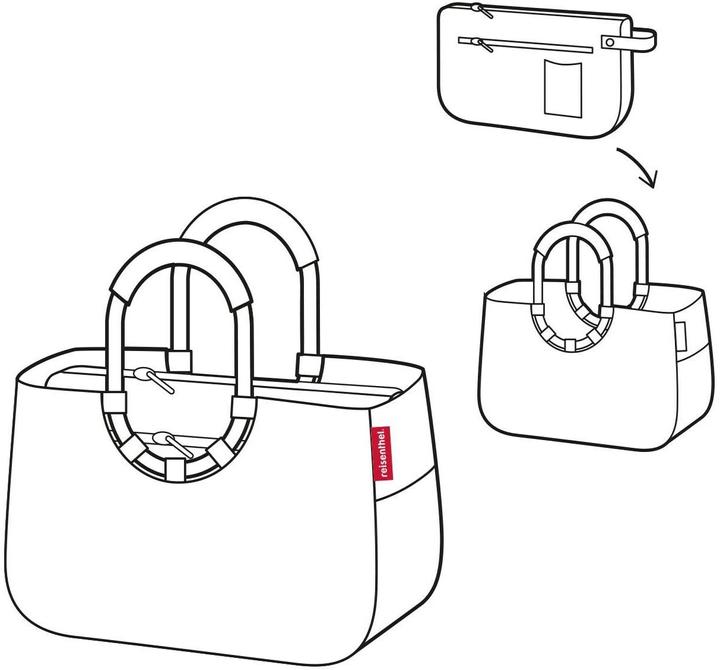Produktbild reisenthel loopshopper M, Frame Twist Silver