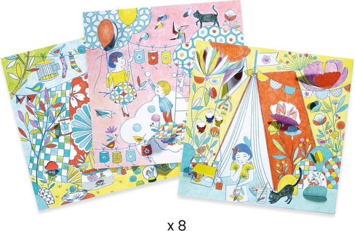 Image du produit Djeco Surprise colorée Les cabanes de Nina