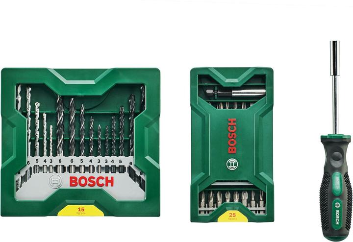 Actual product image Bosch Zubehör 25+15+1 Mini-X-Line sets plus handle (3-8 mm (wood drill bit))
