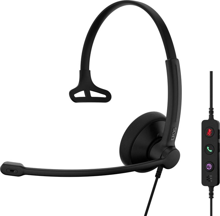 Image du produit EPOS IMPACT 100 MS MONO USB-C+A (Filaire, USB-C)