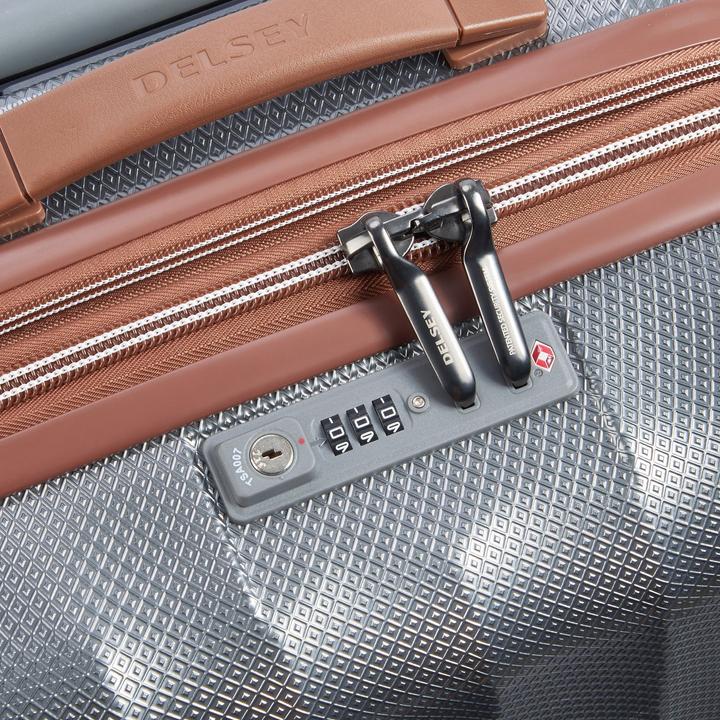 Actual product image Delsey St. Tropez travel case 67 cm - Platinum (76 l, L (90 - 115l))