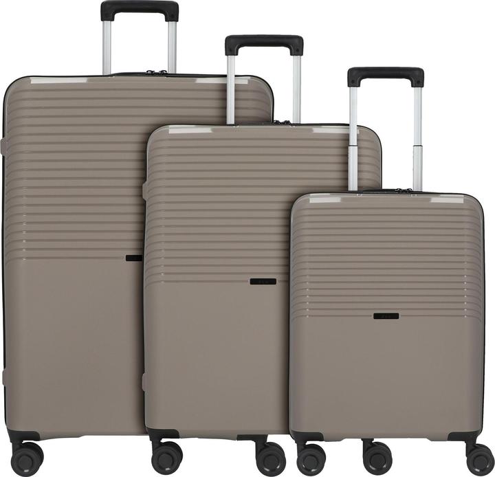 D&N Travel Line 4000 3er Koffer-Set (208 l, XL (ab 115l))