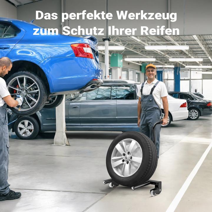 Produktbild XPOtool Reifenmontagewagen 250 kg Radheber 17-56,5 cm (6,5-22,5") Radmontage
