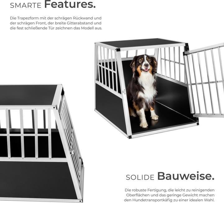 Image du produit tectake Boîte de transport pour chiens (Chien, Fermeture de sécurité)