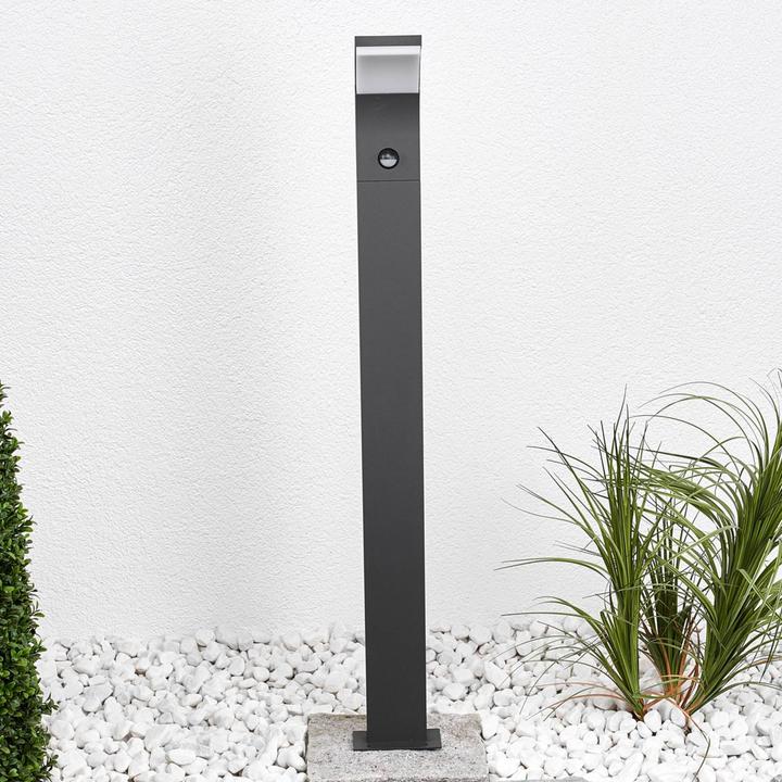 Immagine prodotto Lucande Timm Luce da giardino a LED H100 con sensore Grafite (480 lm, IP54)