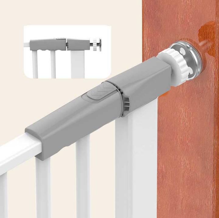 Actual product image Esmée Kinder Schutzgitter, 78x103cm, Stahl, Sicherheitstor, Tür/Treppen Barriere (96 cm)