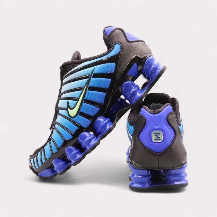 Nero, Verde vapore - Blu racer