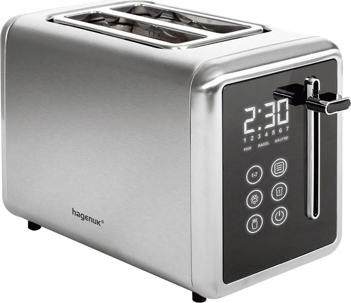 Immagine prodotto hagenuk Edelstahl-Toaster, 2-Scheiben & 7 Röststufen, 850 W