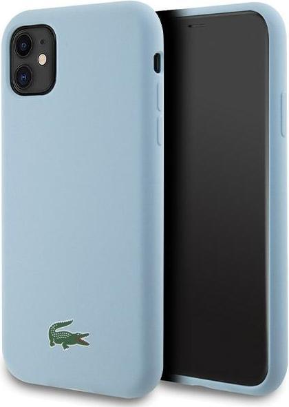 Produktbild Lacoste LCHMN61SLOLB iPhone 11 / Xr 6.1" jasnoniebieski/light blue hardcase Silicone Croc Logo MagSa (Apple iPhone XR, Apple iPhone 11)