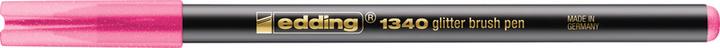 Image du produit Edding 1340 stylo pinceau pailleté Lot de 4 assortis (Paillettes bleues, violet scintillant et jaune ocre scintillant, Paillettes roses, 4 x)