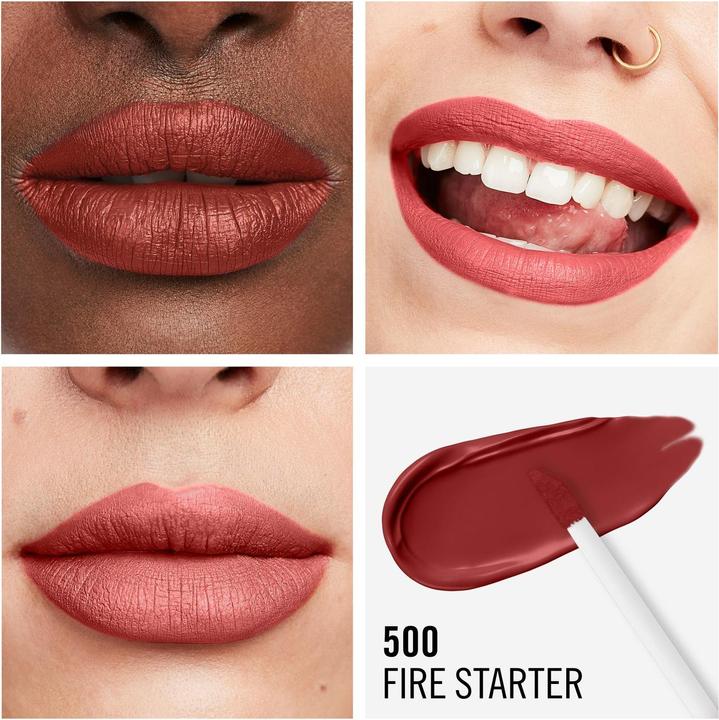 Produktbild Rimmel London Lasting Mega Matte Liquid Lip Colour (500 Fire Starter)