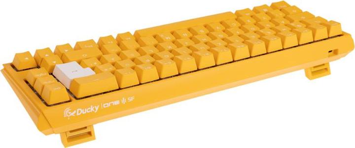 Actual product image Ducky One 3 Yellow SF gaming keyboard, RGB LED - MX brown (DE, Cable)