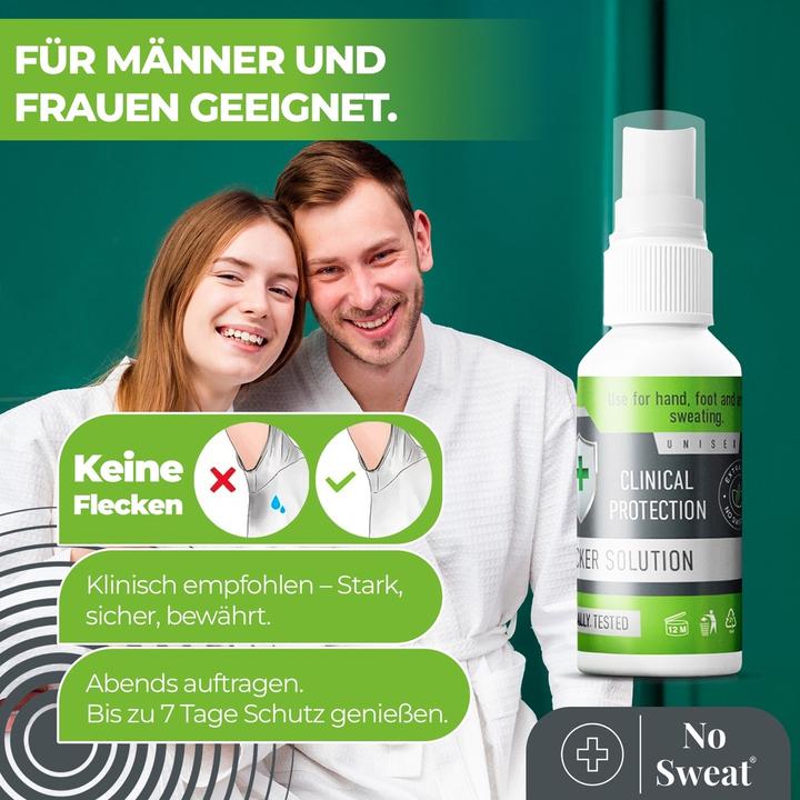 Actual product image KLC Kozmetik No Sweat antiperspirant spray 50 ml (Spray, 50 ml)