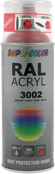 Produktbild Dupli-Color Acryllack glänzend RAL 3002 karminrot (Karminrot, 0.40 l)
