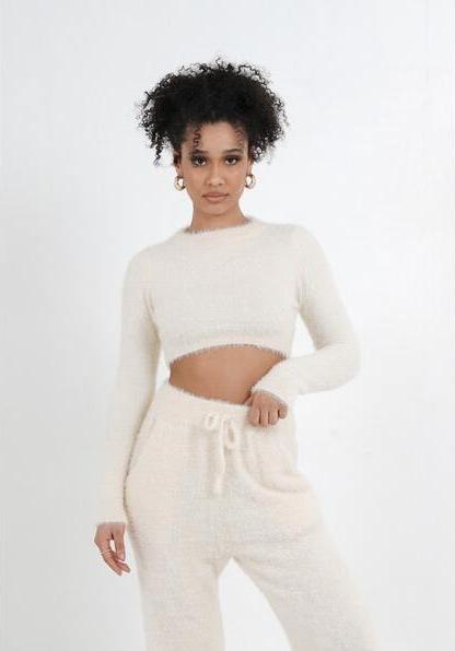 Sixth June langäreliges daen-crop-top eyelash (M)