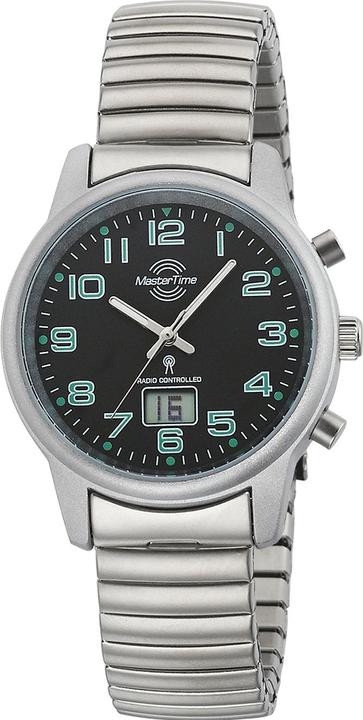 Actual product image Master Time MTLA-10764-22Z Radio Basic Series Ladies 34mm 3ATM (Radio-controlled clock, Rotatable bezel, Digital watch, Analogue wristwatch, 34 mm)