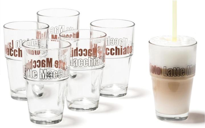 Produktbild Leonardo Latte Macchiato-Glas Solo, satin 4.1 dl, 6 Stück (0.41 l, 6 x)
