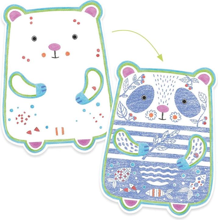Produktbild Djeco Ausmalbilder - Wildtiere